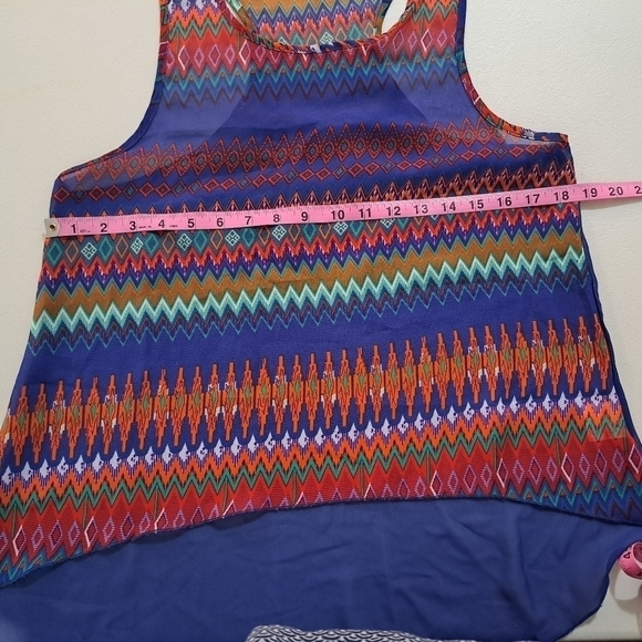 3 FOR 12 SALE Vintage USA Sheer tank top size Medium - Picture 6 of 8